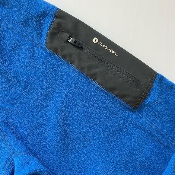 Men’s North Face Fleece 1/4 Zip Blue XXL - Picture 7 of 9